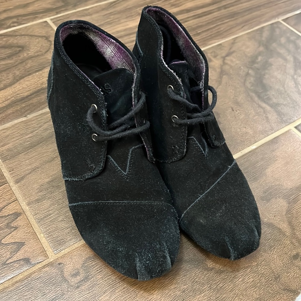 Bobs ankle wedged booties